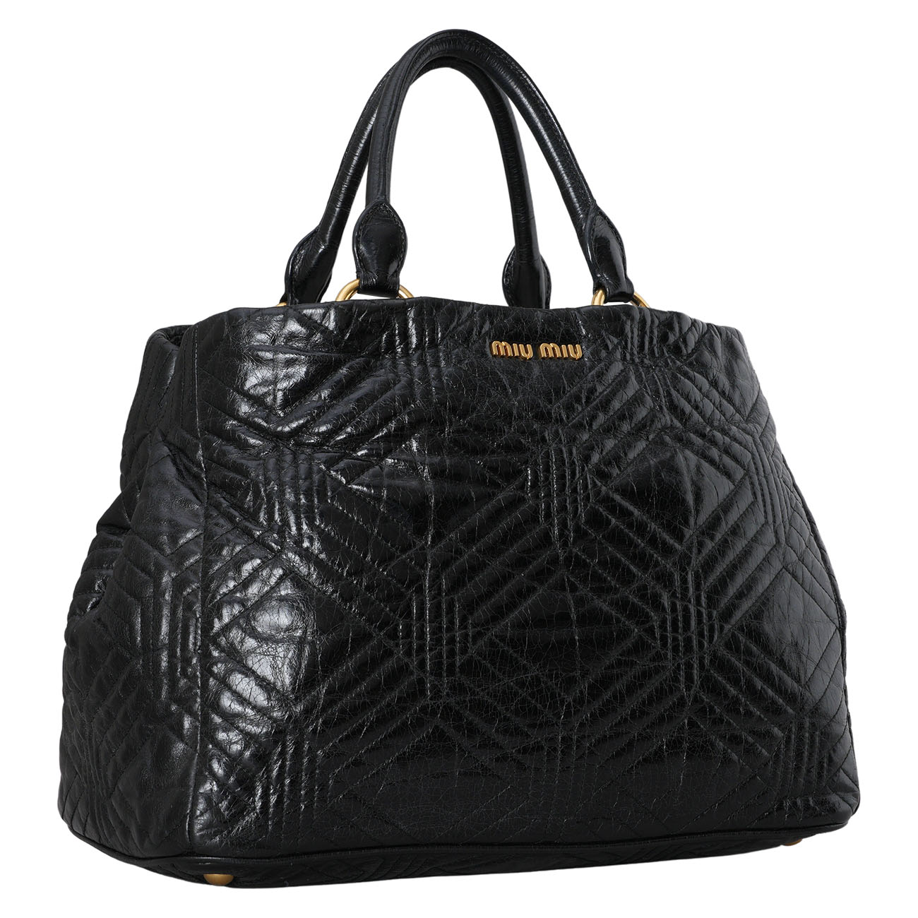 MIU MIU(USED)미우미우 퀼팅 토트겸 숄더백